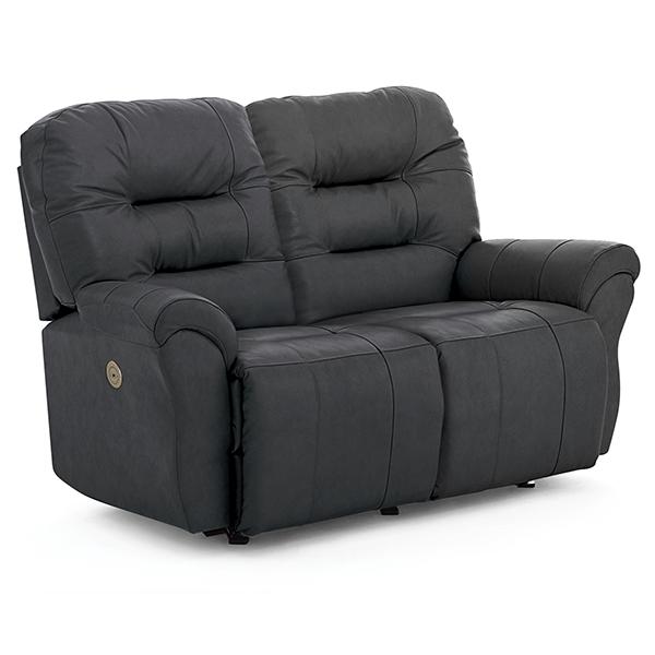 UNITY LOVESEAT LEATHER SPACE SAVER CONSOLE LOVESEAT- L730CC4 - Dow Furniture (ME)