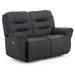 UNITY LOVESEAT LEATHER SPACE SAVER CONSOLE LOVESEAT- L730CC4 - Dow Furniture (ME)