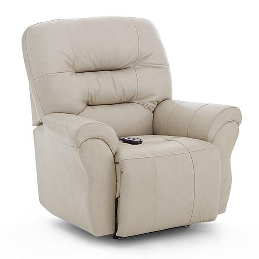 UNITY LEATHER POWER SWIVEL GLIDER RECLINER- 7NP35LU - Dow Furniture (ME)