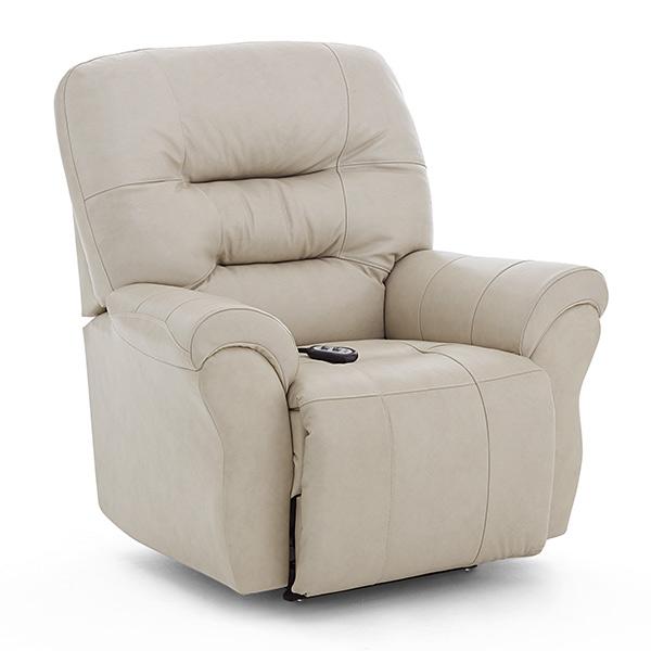 UNITY LEATHER POWER SWIVEL GLIDER RECLINER- 7NP35LU - Dow Furniture (ME)