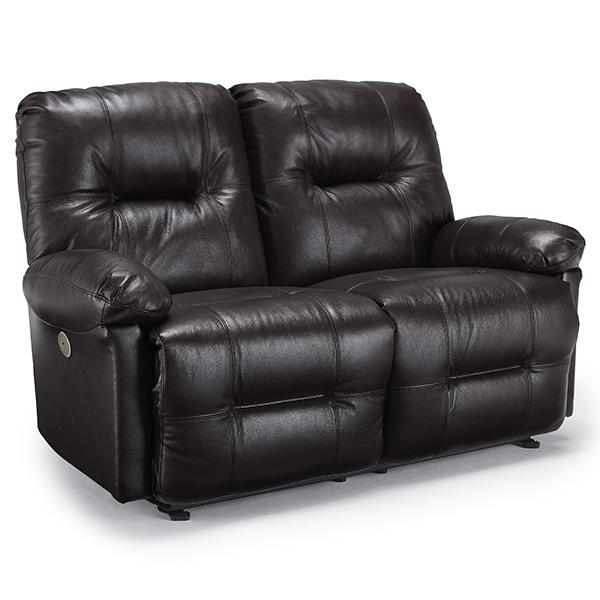 ZAYNAH LOVESEAT LEATHER POWER SPACE SAVER LOVESEAT- L501CP4 - Dow Furniture (ME)