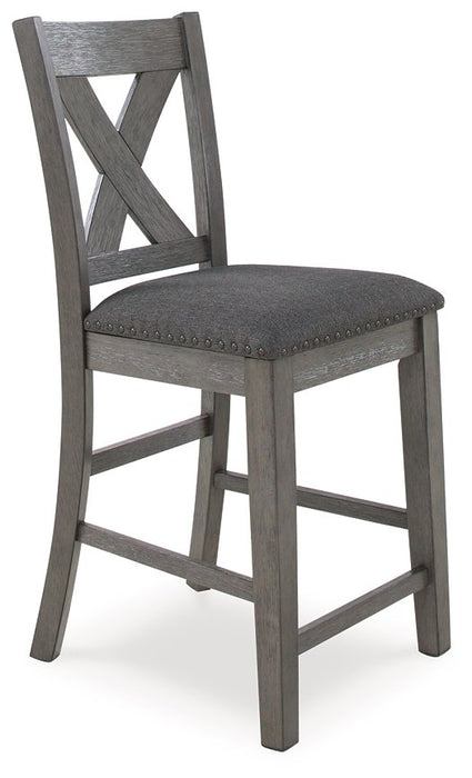 Caitbrook Counter Height Dining Table and Bar Stools (Set of 7) - Dow Furniture (ME)