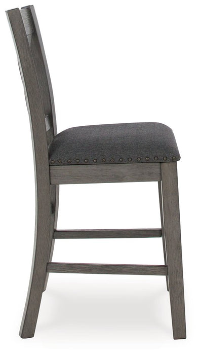 Caitbrook Counter Height Dining Table and Bar Stools (Set of 7) - Dow Furniture (ME)