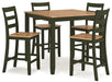 Gesthaven Counter Height Dining Table and 4 Barstools (Set of 5) - Dow Furniture (ME)