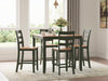 Gesthaven Counter Height Dining Table and 4 Barstools (Set of 5) - Dow Furniture (ME)