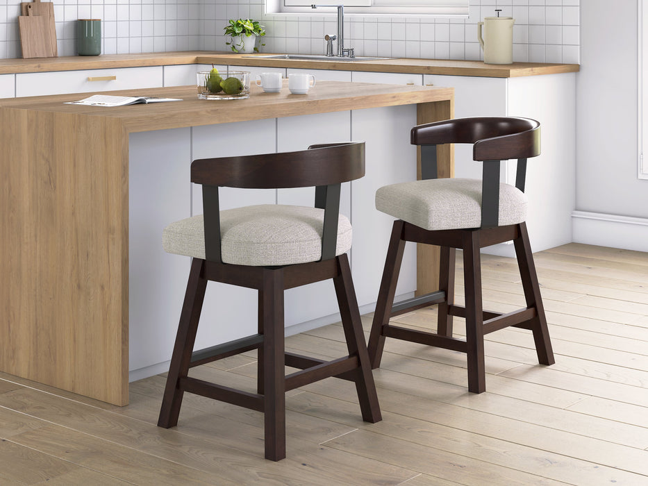 Haddigan Counter Height Barstool (Set of 2) - Dow Furniture (ME)