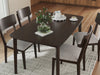 Mallenette Dining Table and 4 Chairs (Set of 5) - Dow Furniture (ME)