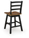 Wildenauer Counter Height Swivel Barstool - Dow Furniture (ME)