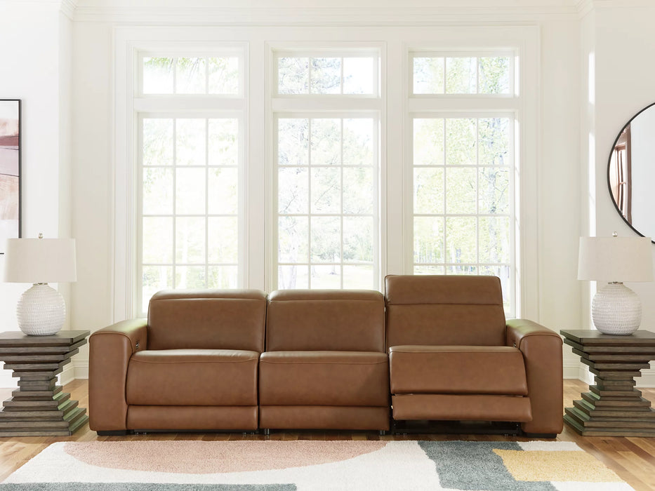 Magic Man Power Reclining Sectional Sofa - Dow Furniture (ME)