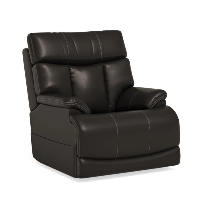 Flexsteel Clive Power Recliner with Power Headrest and Lumbar - Dow Furniture (ME)