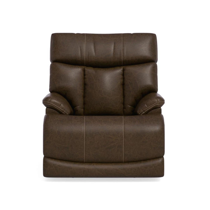 Flexsteel Clive Power Recliner with Power Headrest and Lumbar - Dow Furniture (ME)