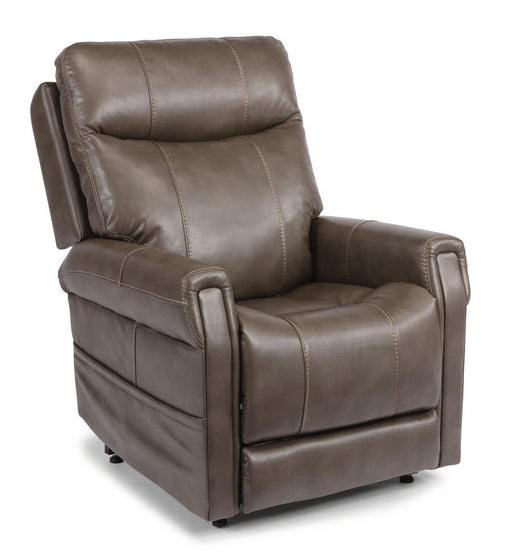 Flexsteel Jenkins Power Lift Recliner with Power Headrest and Lumbar - Dow Furniture (ME)