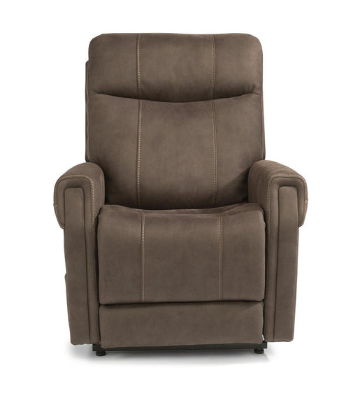Flexsteel Jenkins Power Lift Recliner with Power Headrest and Lumbar - Dow Furniture (ME)