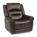 Flexsteel Oscar Power Recliner with Power Headrest and Lumbar - Dow Furniture (ME)