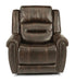 Flexsteel Oscar Power Recliner with Power Headrest and Lumbar - Dow Furniture (ME)