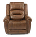Flexsteel Oscar Power Recliner with Power Headrest and Lumbar - Dow Furniture (ME)