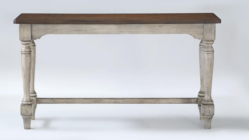 Flexsteel Plymouth Sofa Table in Two-Tone - Dow Furniture (ME)