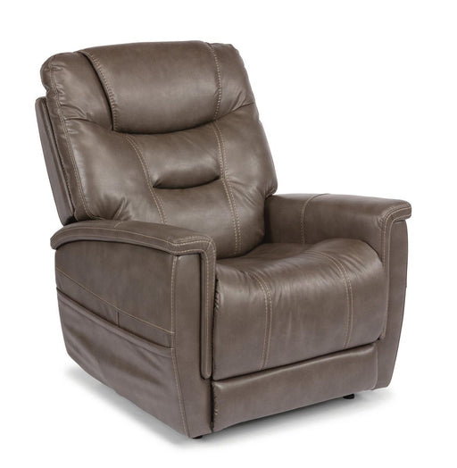 Flexsteel Shaw Power Lift Recliner with Power Headrest and Lumbar - Dow Furniture (ME)