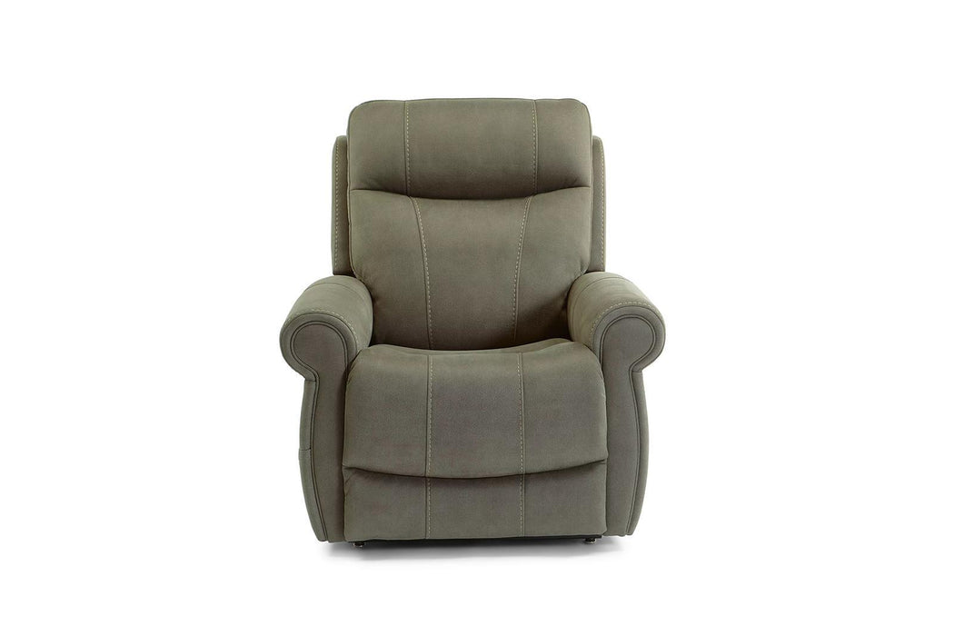 Flexsteel Stewart Power Lift Recliner with Power Headrest and Lumbar