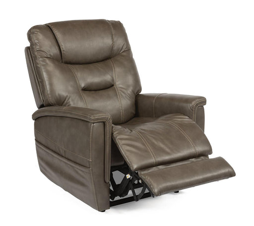Flexsteel Shaw Power Lift Recliner with Power Headrest and Lumbar - Dow Furniture (ME)