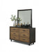 Flexsteel Wynwood Alpine Mirror in Walnut - Dow Furniture (ME)