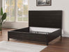 Flexsteel Wynwood Cologne Queen Panel Bed in Dark Brown - Dow Furniture (ME)