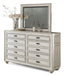 Flexsteel Wynwood Harmony Mirror in White Wood - Dow Furniture (ME)