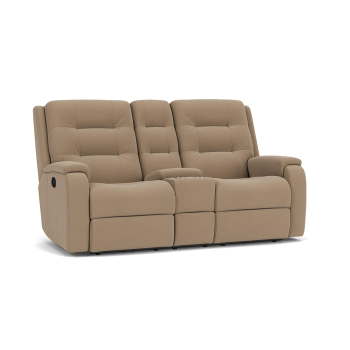 Arlo 3810-601 Reclining Loveseat with Console