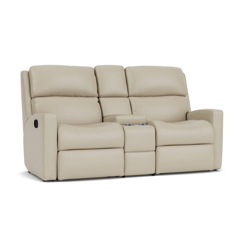 Catalina 3900-601 Reclining Loveseat with Console - Dow Furniture (ME)