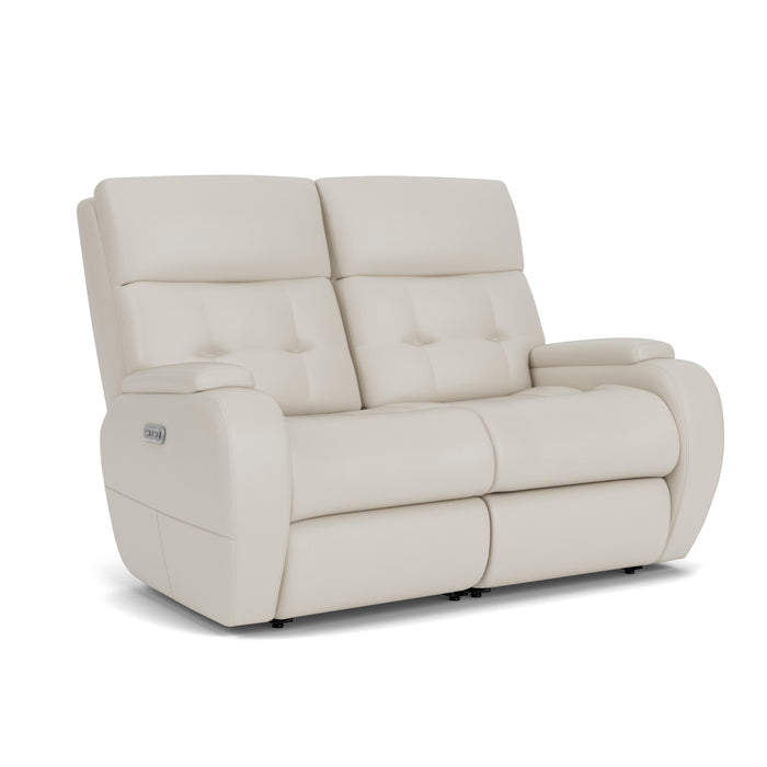 Strait B3906-60H Power Reclining Loveseat with Power Headrests