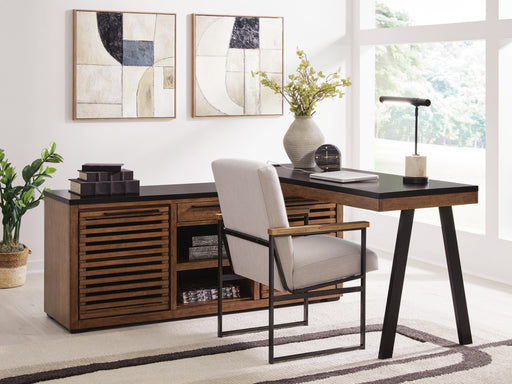Kallari Credenza with Desk Return - Dow Furniture (ME)
