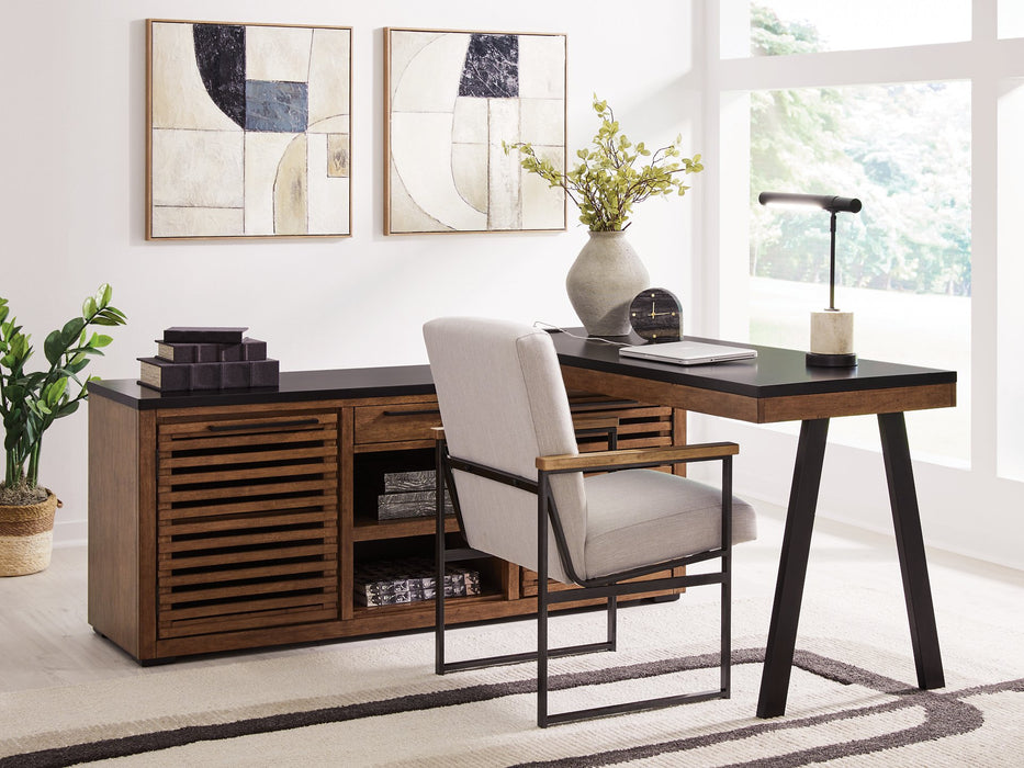 Kallari Credenza with Desk Return - Dow Furniture (ME)