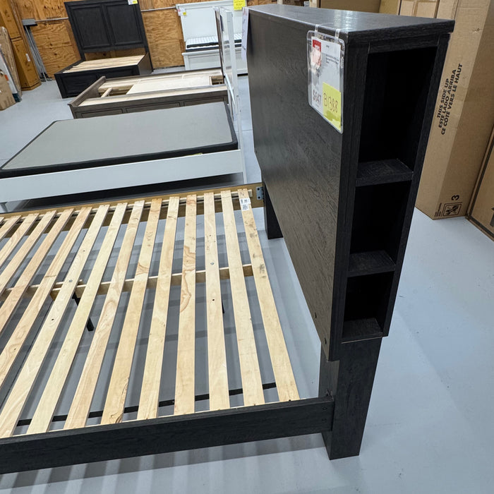 Storage Headboard Queen Size Bed by Ashley Furniture - Dow Furniture (ME)