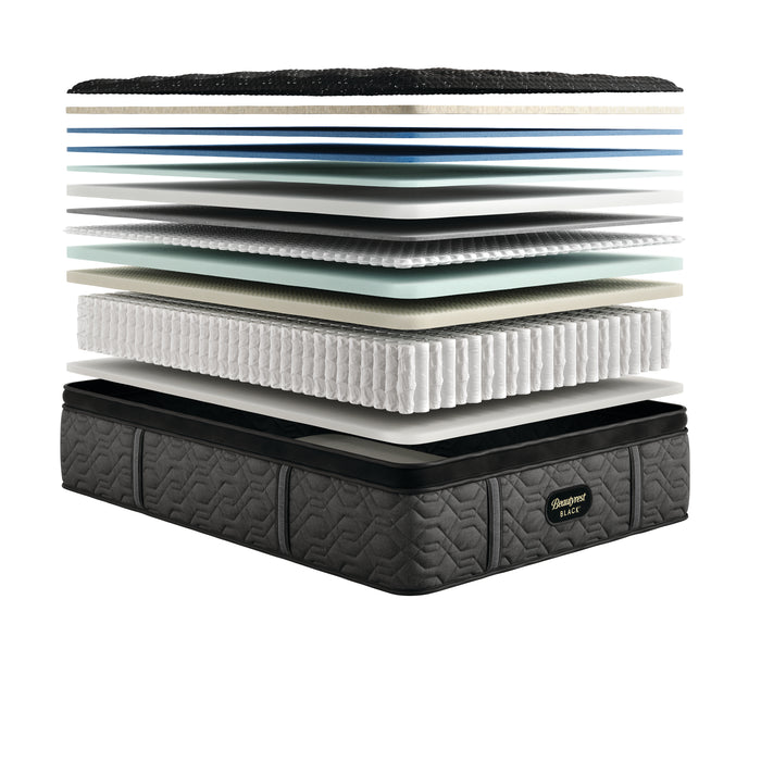 Beautyrest Black Series Three Plush Pillow Top Mattress - Dow Furniture (ME)