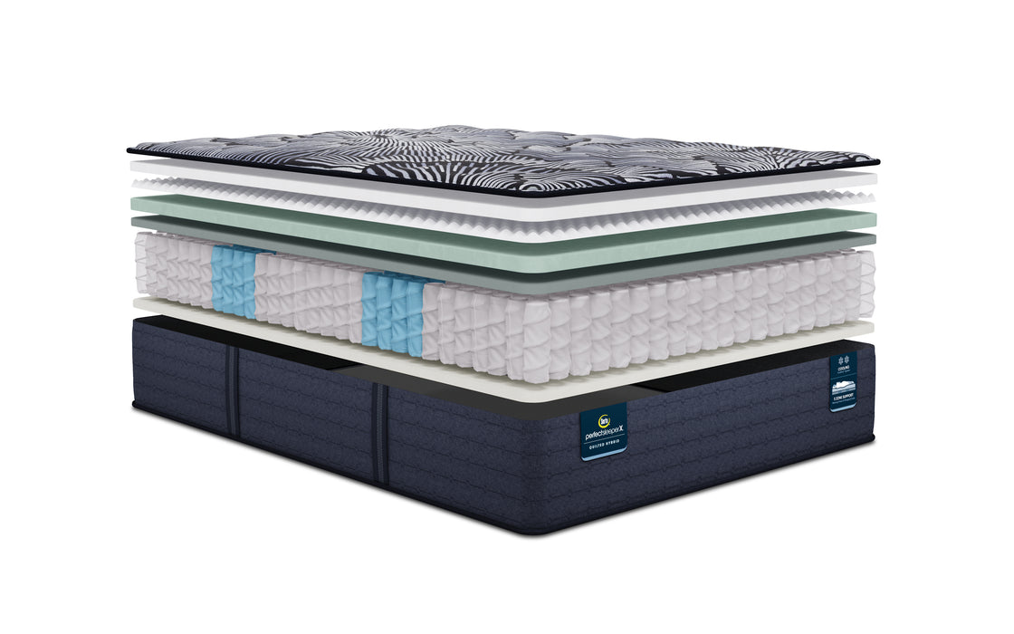 Serta Perfect Sleeper X Quilted Hybrid Knox Plush Mattress - Dow Furniture (ME)