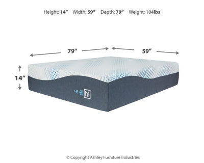 Millennium Cushion Firm Gel Memory Foam Hybrid Mattress - Dow Furniture (ME)