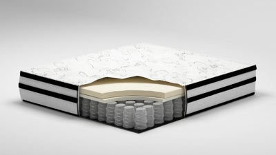 Chime 10 Inch Hybrid 10 Inch Mattress and Pillow - Dow Furniture (ME)