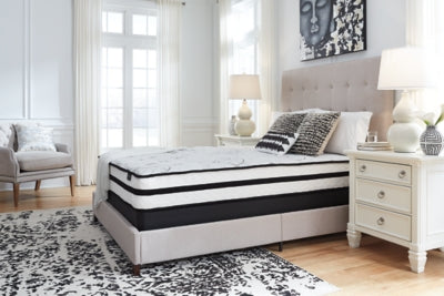 Chime 10 Inch Hybrid 10 Inch Mattress and Pillow - Dow Furniture (ME)