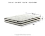 Chime 10 Inch Hybrid 10 Inch Mattress and Pillow - Dow Furniture (ME)