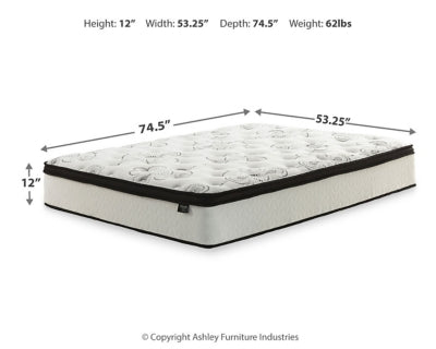Chime 12 Inch Hybrid Mattress in a Box - Dow Furniture (ME)
