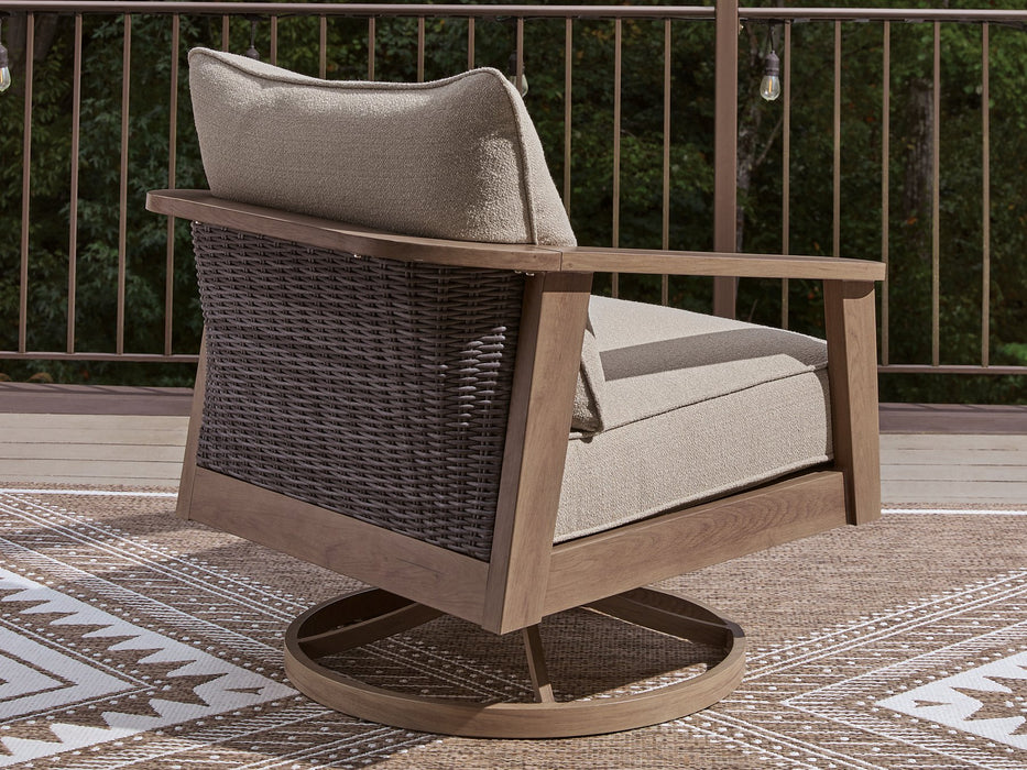 Harmony Headlands Outdoor Swivel Lounge with Cushion - Dow Furniture (ME)