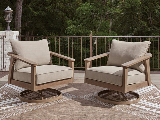 Harmony Headlands Outdoor Swivel Lounge with Cushion - Dow Furniture (ME)