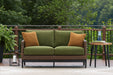 Horizon Hall Outdoor Loveseat with Cushion - Dow Furniture (ME)