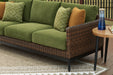 Horizon Hall Outdoor Sofa with Cushion - Dow Furniture (ME)