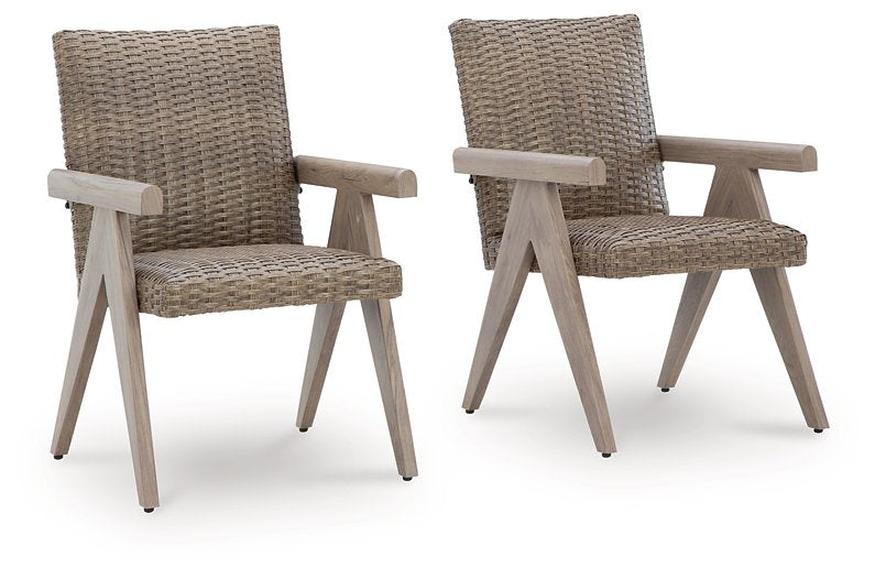 Cliff Trails Outdoor Arm Chair (Set of 2) - Dow Furniture (ME)