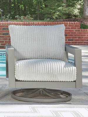 Hurley Park Outdoor Swivel Chair with Cushion - Dow Furniture (ME)