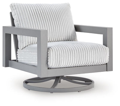 Hurley Park Outdoor Swivel Chair with Cushion - Dow Furniture (ME)