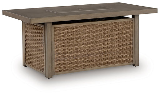 Laguna Heights Outdoor Fire Pit Table - Dow Furniture (ME)