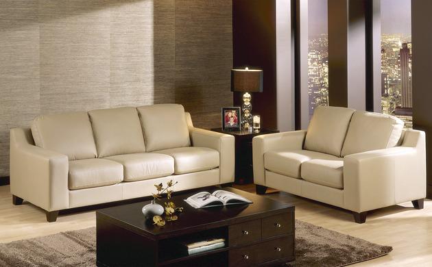 Palliser Furniture Reed Leather Sofa