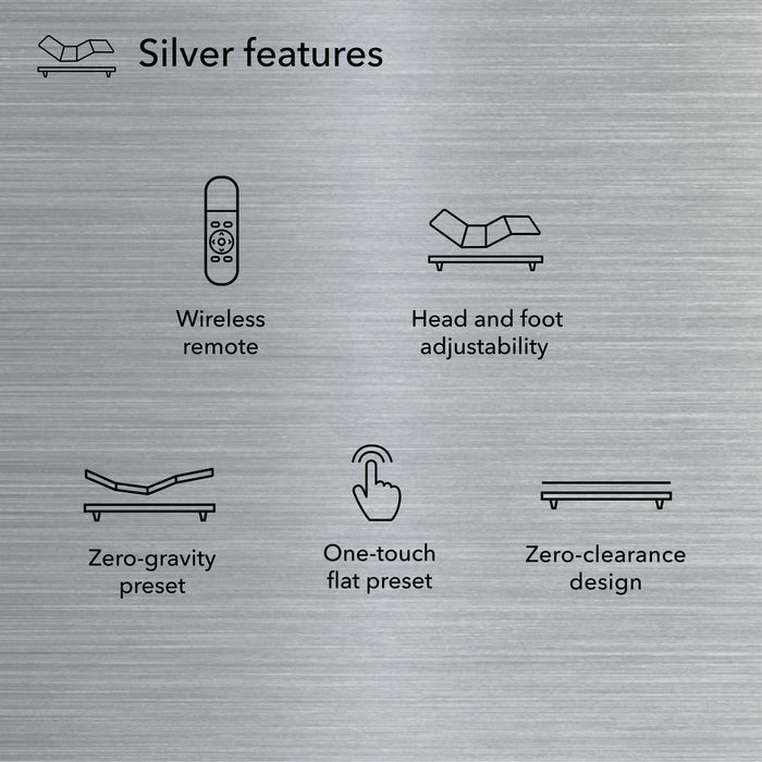 Baselogic™ Silver Adjustable Base